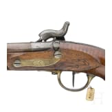 Ein Paar gezogene Kolbenpistolen M 1818/43 mit Anschlagschaft und Zubeh&ouml;r