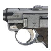Pistole 08 DWM, 1917, mit Holster