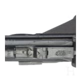 Pistole 08 DWM, 1917, mit Holster