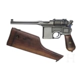 Mauser C96/16 mit Anschlagkasten