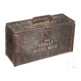 Zwei Gurttrommeln zum MG 08/15 im Transportkasten
