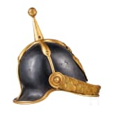 A helmet for members of the "Guardia Civica Pontificia" from the pontificate Pius IX (1846-78)