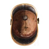 A helmet for members of the "Guardia Civica Pontificia" from the pontificate Pius IX (1846-78)