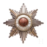 Order of St. Alexander - a breast star to the Grand Cross with swords through the centre