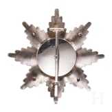Order of St. Alexander - a breast star to the Grand Cross with swords through the centre