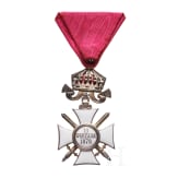 An Order of St. Alexander 4th Class with crown and swords through the middle