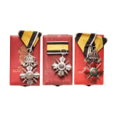 Three Military Merit Orders 5th and 6th class, reign of Tsar Ferdinand I