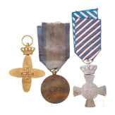 Zwei Auszeichnungskreuze und eine Verdienstmedaille der Luftwaffe, Griechenland, 1945 - 1960