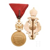 Offizierskreuz des Franz-Joseph-Ordens mit Kriegsdekoration und Medaille Signum Memoriae
