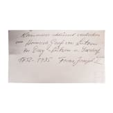 Kammerherrenschl&uuml;ssel aus der Regierungszeit Kaiser Franz Josephs I.