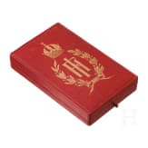 Etui f&uuml;r die Jubil&auml;umsmedaille 1908