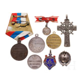 Kleine Sammlung von sieben Auszeichnungen, Russland, 1880 - 1915