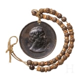 An Indian Peace Medal in Bronze, Andrew Johnson, 1865 - 1869