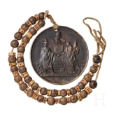 An Indian Peace Medal in Bronze, Andrew Johnson, 1865 - 1869