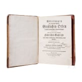 Christian Friedrich Schwan (1733 - 1815), "Abbildungen der vorz&uuml;glichsten Geistlichen-Orden in ihren gew&ouml;hnlichsten Ordenskleidungen", 2 volumes, Mannheim, 1791