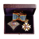 House Order of the Wendish Crown &ndash; a cased Commander's Cross with Star, Mecklenburg-Schwerin