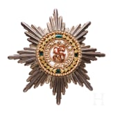 From Bavarian aristocratic property - a breast star to the 1st class of the russian Order of St. Stanislaus, late 19th century