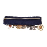 An seven-piece medal bar of a high Bavarian official from Bavarian aristocratic property