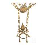 A chain of office of the Privy Chamberlains of His Holiness (Cubicularius secretus) from Bavarian aristocratic property