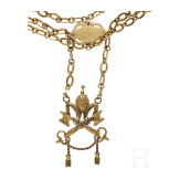 A chain of office of the Privy Chamberlains of His Holiness (Cubicularius secretus) from Bavarian aristocratic property