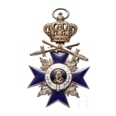 A cased Bavarian Military Order of Merit 3th class with crown and swords