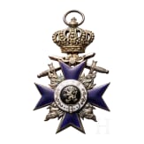 A cased Bavarian Military Order of Merit 3th class with crown and swords