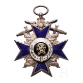 A cased Bavarian Military Order of Merit 4th class with swords