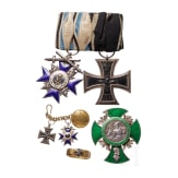 A small collection of awards, World War I