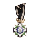 House Order of Hohenzollern - a Knight's Cross with swords