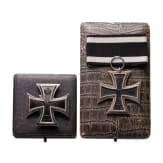 A cased Iron Cross 1914 1st and 2nd class