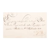 A certificate for the Iron Cross 2nd class of 1813
