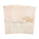 A small group of certificates, mainly 19th century