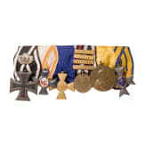 A six-piece medal bar