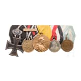 A five-piece medal bar