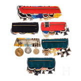 Six German medal bars