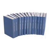 A collection of 34 volumes of uniform literature, 19th/20th century