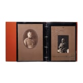 A Bulgarian folder with 64 photos and postcards, World War I