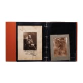 A Bulgarian folder with 64 photos and postcards, World War I