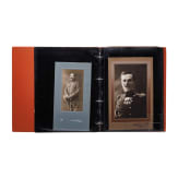 A Bulgarian folder with 64 photos and postcards, World War I