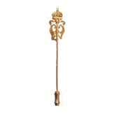 Tsar Ferdinand I (1861 - 1948) - a golden gift pin