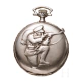 A pocket watch of the Longines brand as a shooting prize