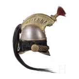 A helmet M 1845 and cuirass M 1855 of the cuirassier troopers