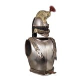 A helmet M 1845 and cuirass M 1855 of the cuirassier troopers