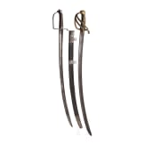 Two cavalry sabres, 1st half of the 19th century
