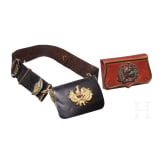 Two cartouche boxes of the mounted troops under Louis-Philippe I, 1830 - 1848