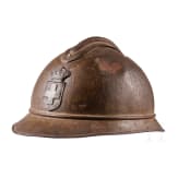 A steel helmet M 15 (Adrian) for members of the Greek army