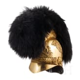 A helmet M 1834 for officers of the 3rd or Prince of Wales's Dragoon Guards, circa 1840