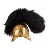 A helmet M 1834 for officers of the 3rd or Prince of Wales's Dragoon Guards, circa 1840