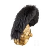 A helmet M 1834 for officers of the 3rd or Prince of Wales's Dragoon Guards, circa 1840