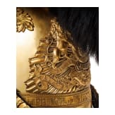 A helmet M 1834 for officers of the 3rd or Prince of Wales's Dragoon Guards, circa 1840